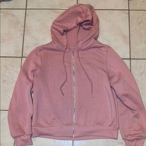 Women's Pink Hooded Jacket